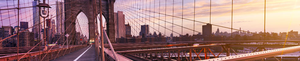 Blick auf die Brooklyn Bridge